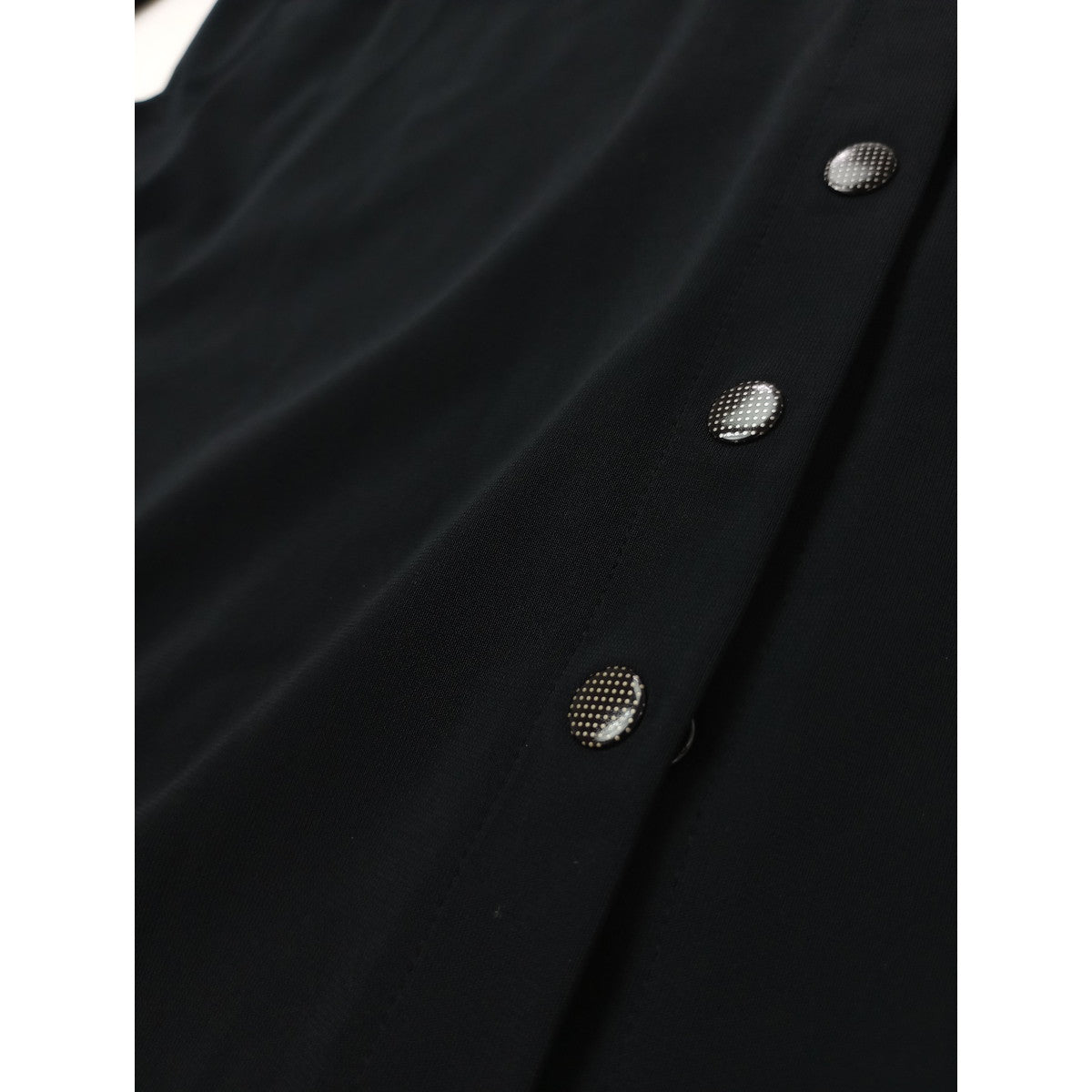 agnès b. アニエスベー クルーネック ロングカーディガン 黒 ブラック  2【中古】
