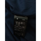 mizuiro ind ミズイロインド スタンドカラーフレアロングワンピース ネイビー ブルー  【中古】