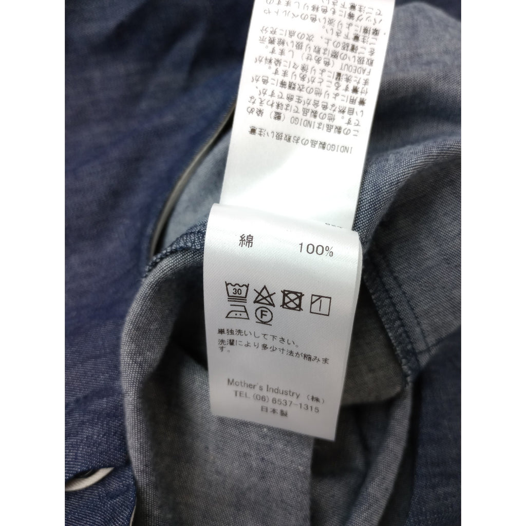 mizuiro ind ミズイロインド  インディゴ オールインワン サロペット パンツ 藍染め  【中古】