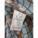 ミナペルホネン   mina perhonen  water light ロングシャツ ワンピース ブルー  38  【中古】