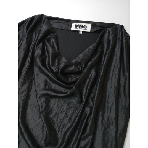 MM6 Maison Margiela  マルタンマルジェラ  アシンメトリー ワンピース 黒 ブラック 38  【中古】