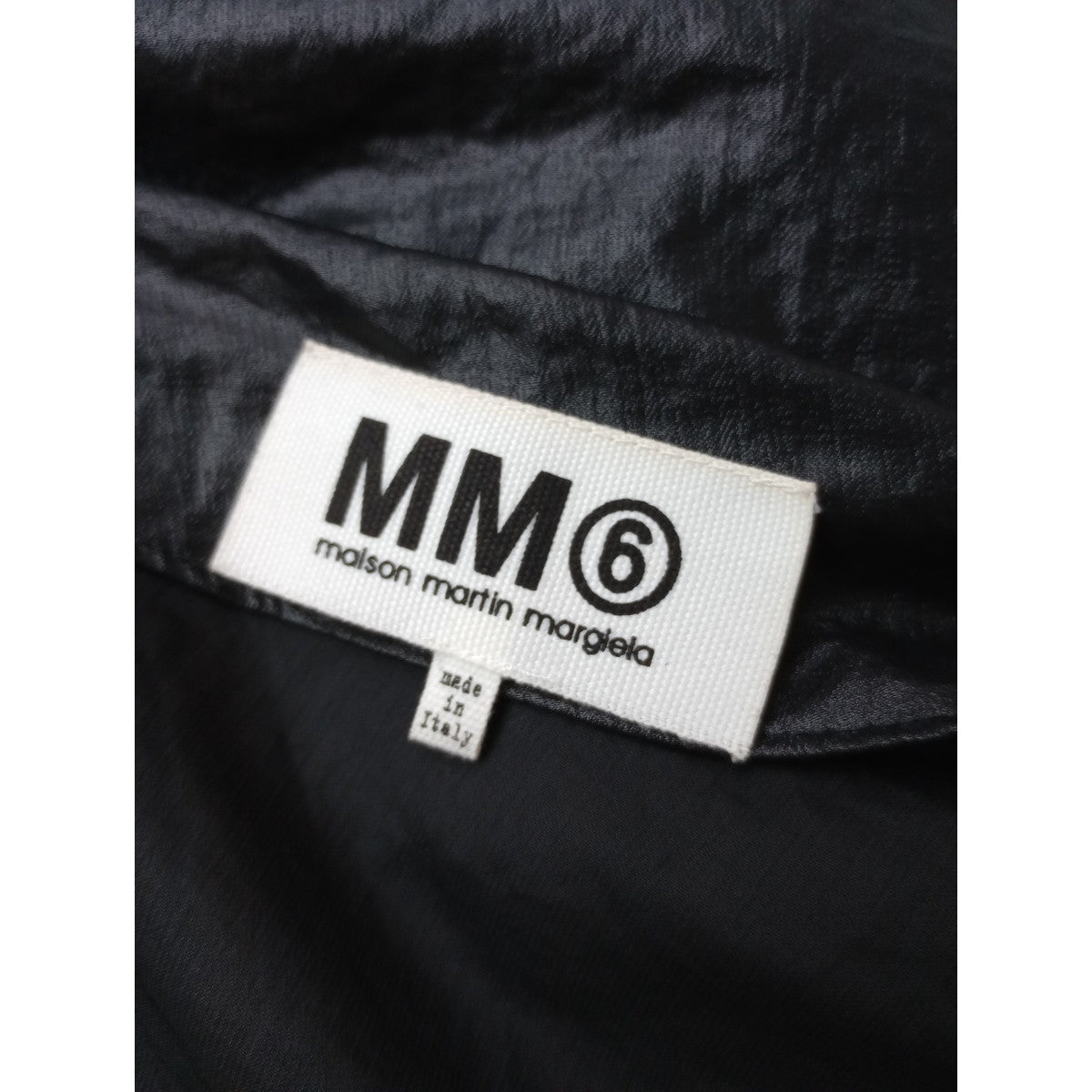 MM6 Maison Margiela  マルタンマルジェラ  アシンメトリー ワンピース 黒 ブラック 38  【中古】