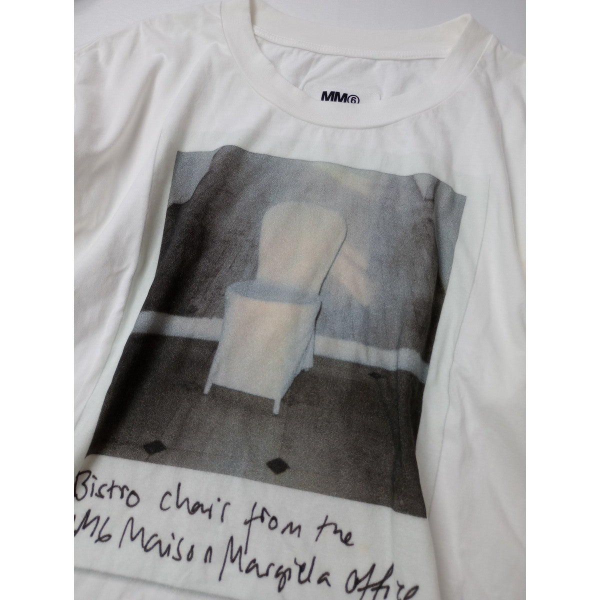 MM6 Maison Margiela マルタンマルジェラ  POLAROID PRINTED SHORT TEE ショート丈 半袖 Tシャツ フォトプリント トップス  M 【中古】
