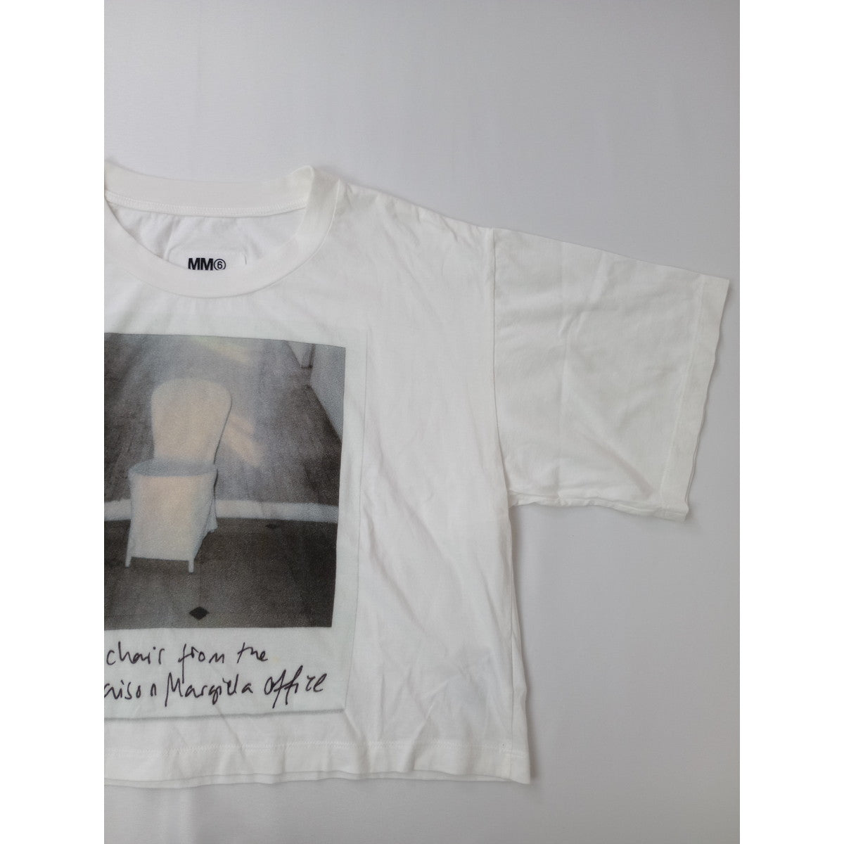 MM6 Maison Margiela マルタンマルジェラ  POLAROID PRINTED SHORT TEE ショート丈 半袖 Tシャツ フォトプリント トップス  M 【中古】