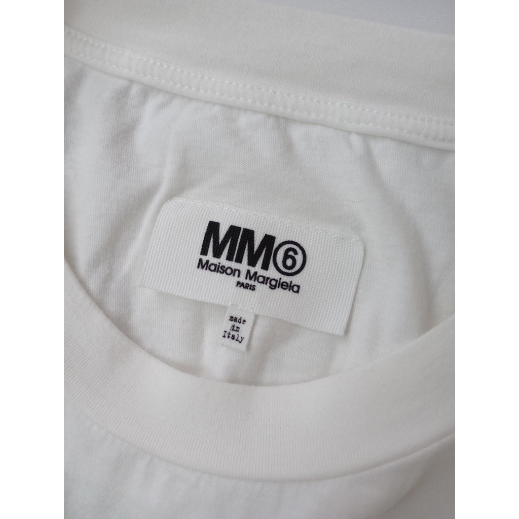MM6 Maison Margiela マルタンマルジェラ  POLAROID PRINTED SHORT TEE ショート丈 半袖 Tシャツ フォトプリント トップス  M 【中古】