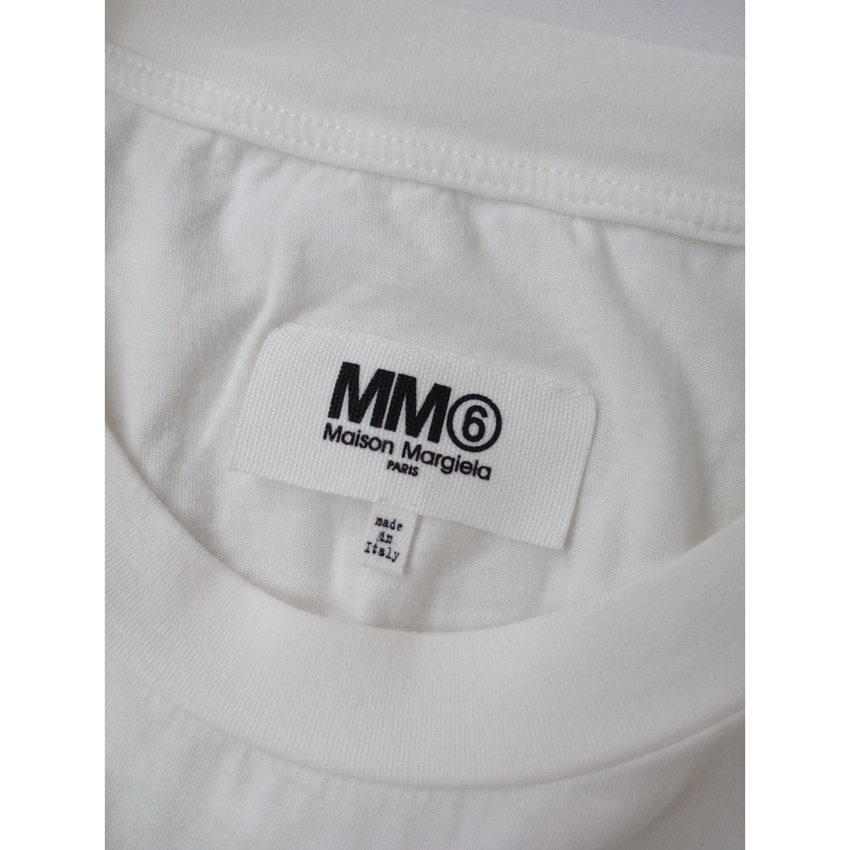 MM6 Maison Margiela マルタンマルジェラ  POLAROID PRINTED SHORT TEE ショート丈 半袖 Tシャツ フォトプリント トップス  M 【中古】