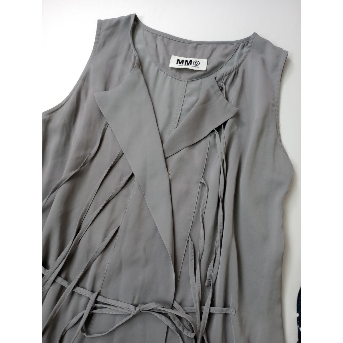 MM6 Maison Margiela  マルタンマルジェラ  ノースリーブ  ワンピース グレー 【中古】