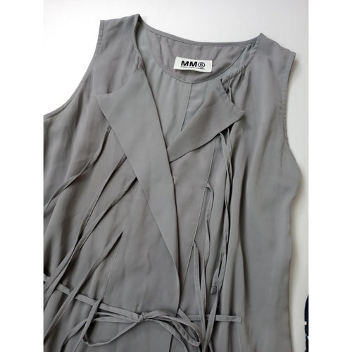 MM6 Maison Margiela  マルタンマルジェラ  ノースリーブ  ワンピース グレー 【中古】