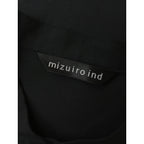 mizuiro ind ミズイロインド バンドカラー シャツワンピース 黒 ブラック  【中古】