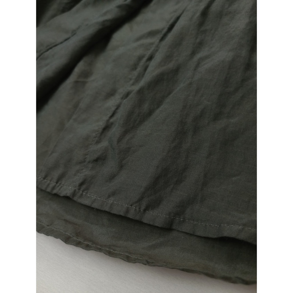 enrica  エンリカ  BLOUSE コットン  シルク  ギャザー ブラウス    トップス 077 ダークブラウン  【中古】