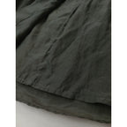 enrica  エンリカ  BLOUSE コットン  シルク  ギャザー ブラウス    トップス 077 ダークブラウン  【中古】