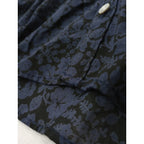 R&D.M.Co- オールドマンズテーラー COTTON LAWN WILD BERRY SMALL COLLAR SHIRT  ワイルドベリー スモールカラー シャツ ブラウス ネイビー 【中古】