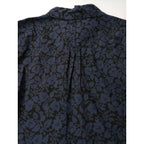 R&D.M.Co- オールドマンズテーラー COTTON LAWN WILD BERRY SMALL COLLAR SHIRT  ワイルドベリー スモールカラー シャツ ブラウス ネイビー 【中古】