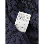 R&D.M.Co- オールドマンズテーラー COTTON LAWN WILD BERRY SMALL COLLAR SHIRT  ワイルドベリー スモールカラー シャツ ブラウス ネイビー 【中古】