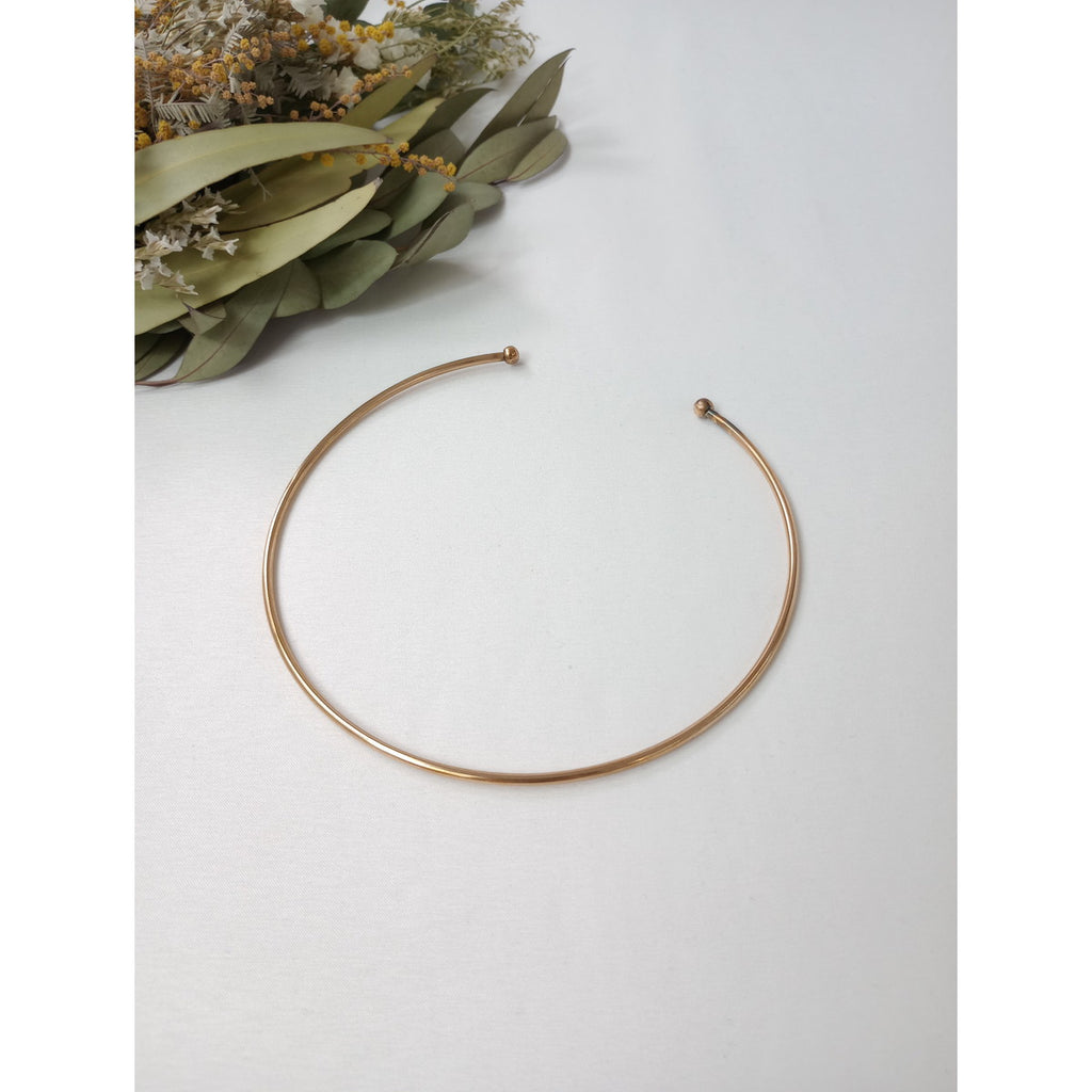 MONICA CASTIGLIONI モニカカスティリオーニ C-FILO CONTINUO-01 / Bronze チョーカー ネックレス アクセサリー ゴールド 【中古】