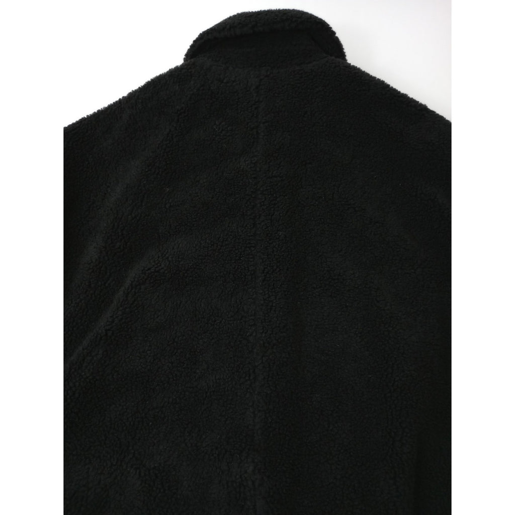 25AW Traditional Weatherwear トラディショナルウェザーウェア MALTON ECO FUR マールトン エコファー ロング コート 黒 ブラック 34  (9M＋1501) 【中古】