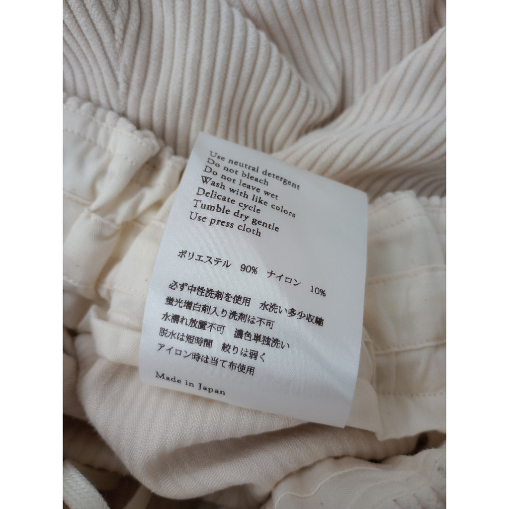 NO CONTROL AIR ノーコントロールエアー コーデュロイ パンツ アイボリー  XS (9M＋2293)【中古】