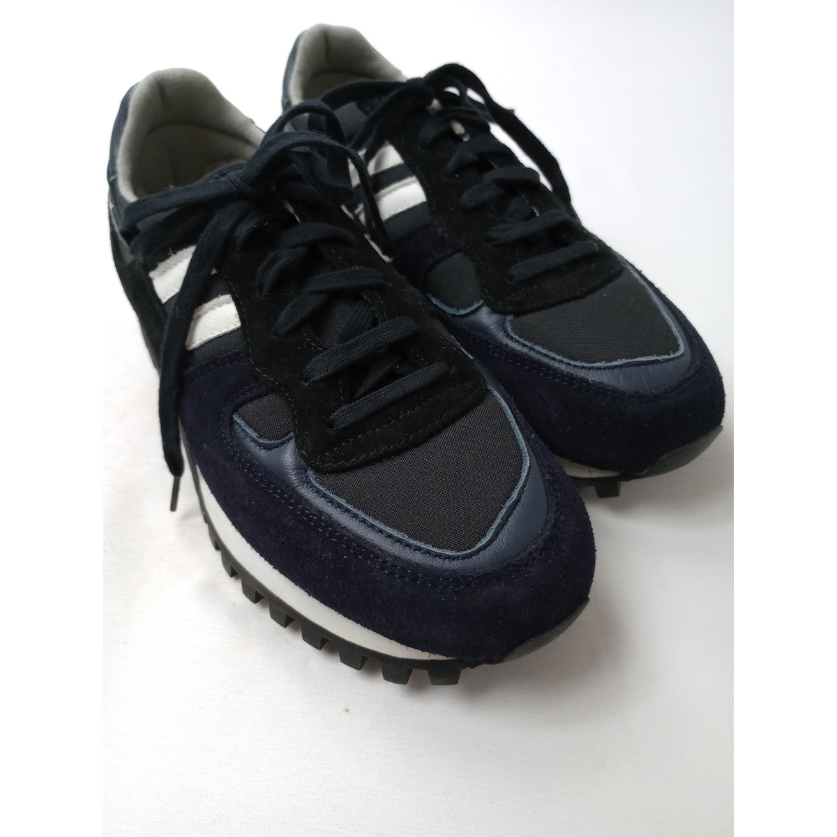 ZDA   ゼットディーエー  Marathon  スニーカー  靴 黒 ブラック 37  【中古】