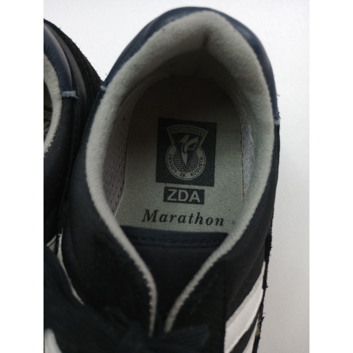 ZDA   ゼットディーエー  Marathon  スニーカー  靴 黒 ブラック 37  【中古】