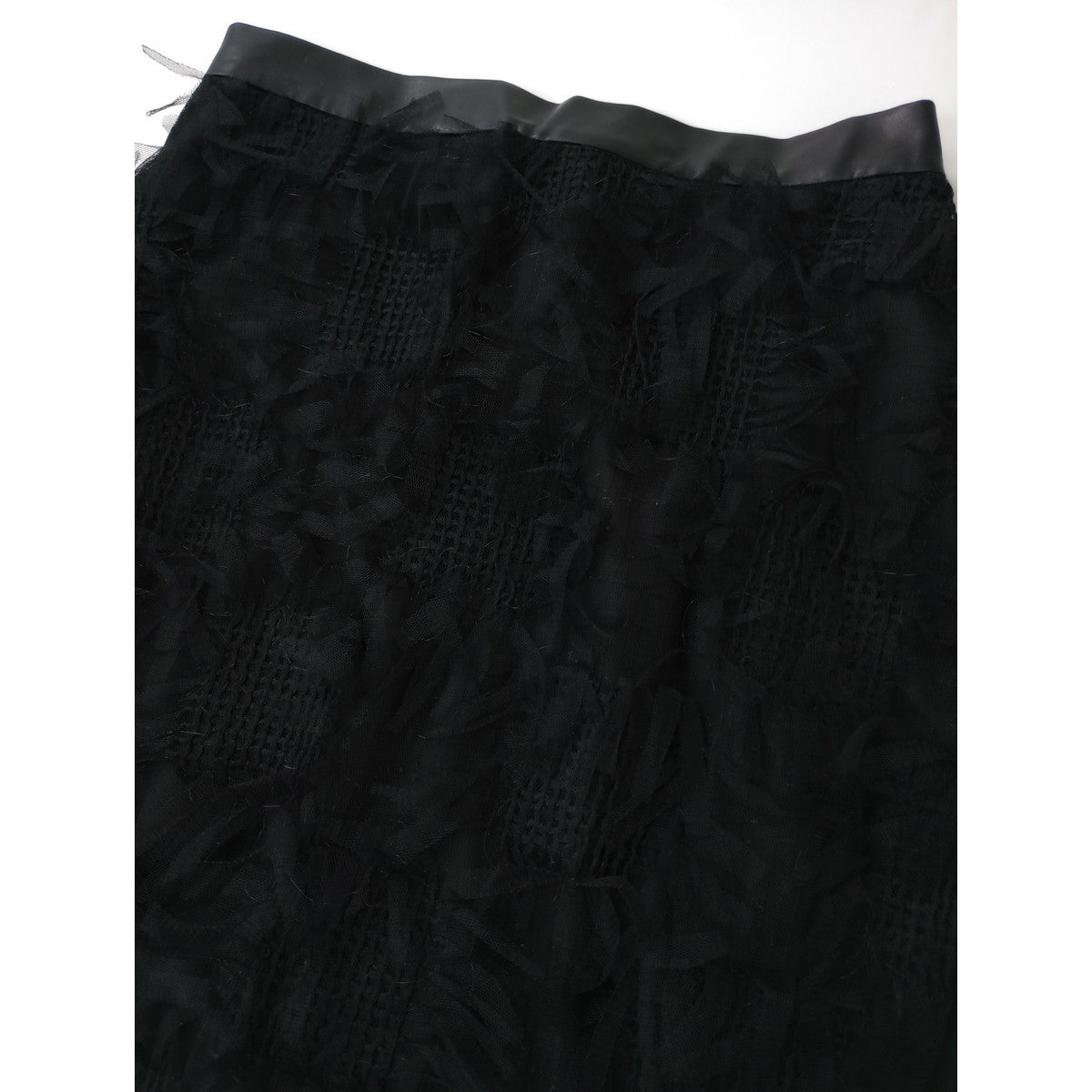 RIM.ARK リムアーク Tulle Iline long SK チュールIラインロングスカート 黒 ブラック  38 【中古】