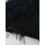 RIM.ARK リムアーク Tulle Iline long SK チュールIラインロングスカート 黒 ブラック  38 【中古】