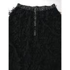 RIM.ARK リムアーク Tulle Iline long SK チュールIラインロングスカート 黒 ブラック  38 【中古】