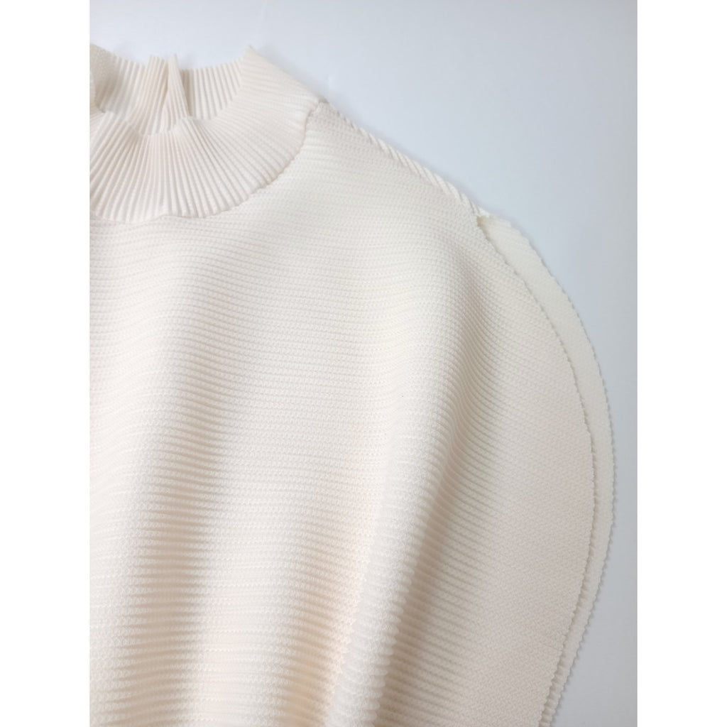 Jens イェンス Waffle pleats Dress ワッフル プリーツ ロングワンピース ドレス アイボリー  2【中古】