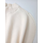 Jens イェンス Waffle pleats Dress ワッフル プリーツ ロングワンピース ドレス アイボリー  2【中古】