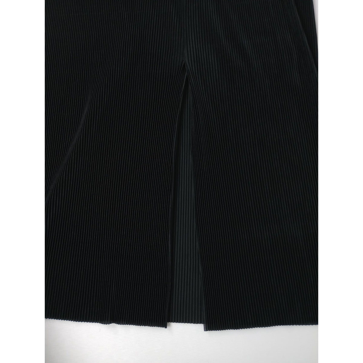 Jens イェンス プリーツ ロング 長袖  深スリット ワンピース 黒 ブラック  【中古】