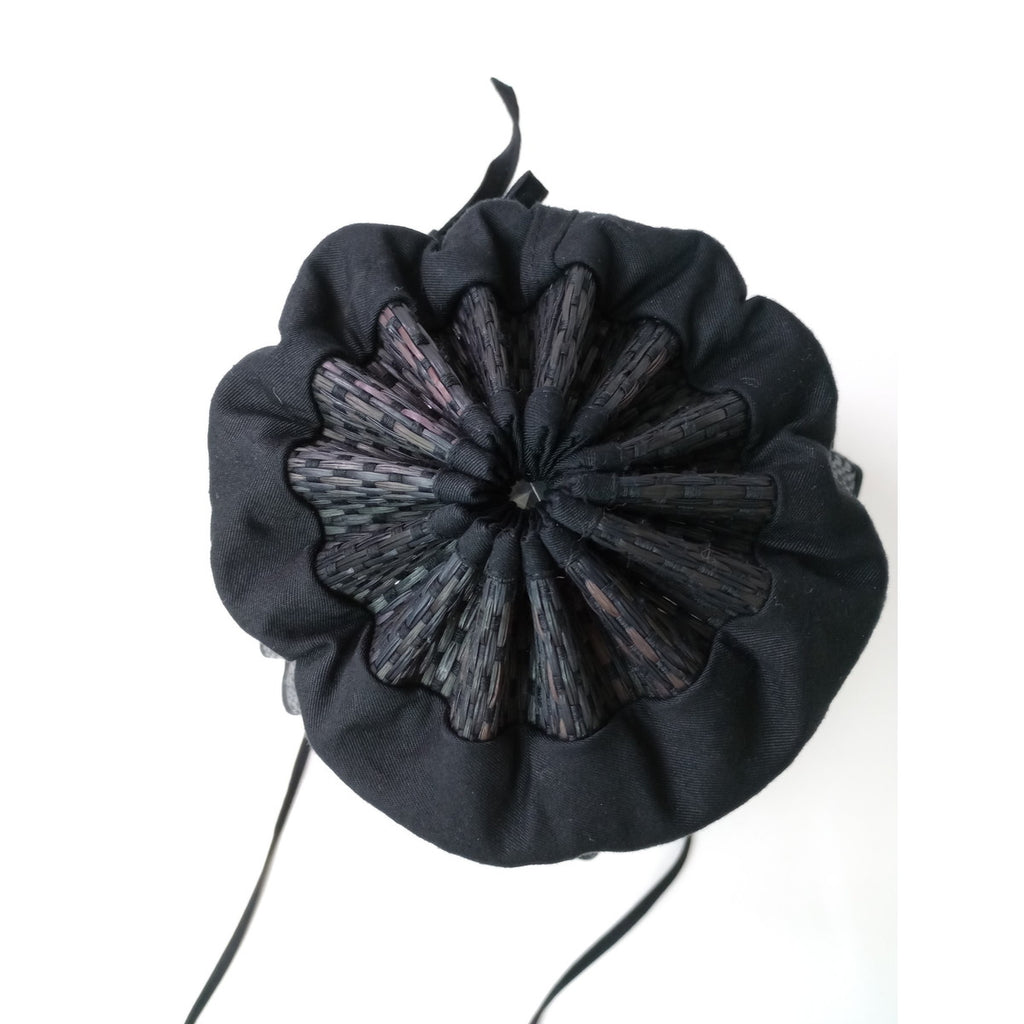 LORNA MURRAY  ローナマーレイ  ハンド メイド  ハット 帽子  黒 ブラック 【中古】