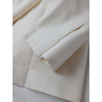 NEAU ニュー Linen Collarless Jacket リネン 麻 100％ ノーカラー カラーレス ジャケット アイボリー 1   【中古】