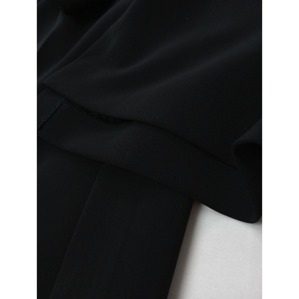 RIM.ARK リムアーク JK detail tops ジャケットディティールトップス  Double cloth style up PT ダブルクロススタイルアップパンツ 黒 ブラック 【中古】