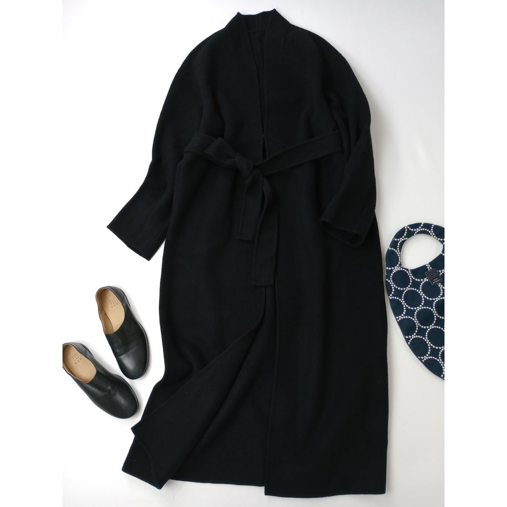 NEAU ニュー Serene Robe Coat  ローブ コート  ロング ガウン 黒 ブラック   1 (9M＋1500)【中古】