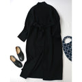 NEAU ニュー Serene Robe Coat  ローブ コート  ロング ガウン 黒 ブラック   1 (9M＋1500)【中古】