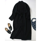 NEAU ニュー Serene Robe Coat  ローブ コート  ロング ガウン 黒 ブラック   1 (9M＋1500)【中古】