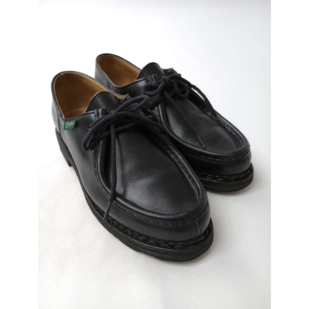 Paraboot パラブーツ MICHAEL GRIFF II ミカエル レザー シューズ  靴  黒 ブラック 4 【中古】