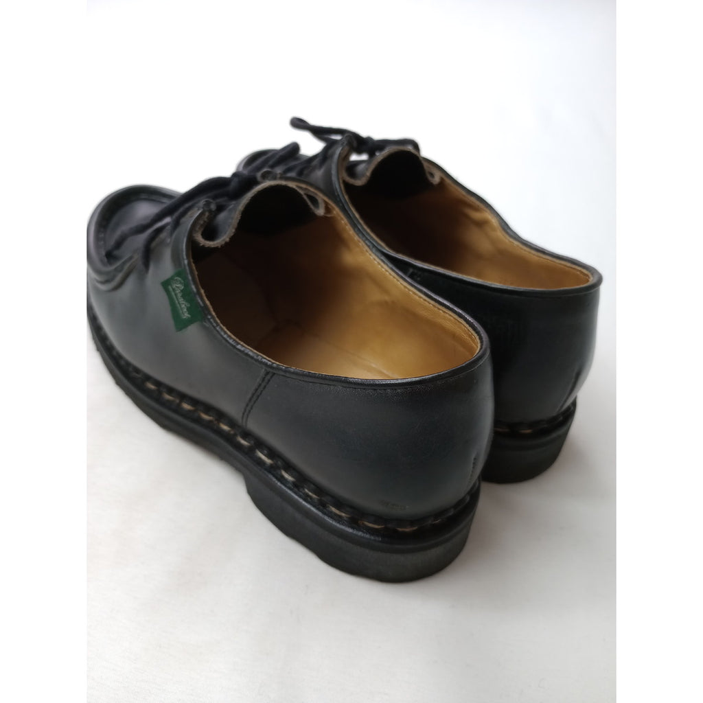 Paraboot パラブーツ MICHAEL GRIFF II ミカエル レザー シューズ  靴  黒 ブラック 4 【中古】