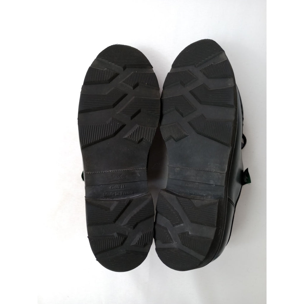 Paraboot パラブーツ MICHAEL GRIFF II ミカエル レザー シューズ  靴  黒 ブラック 4 【中古】