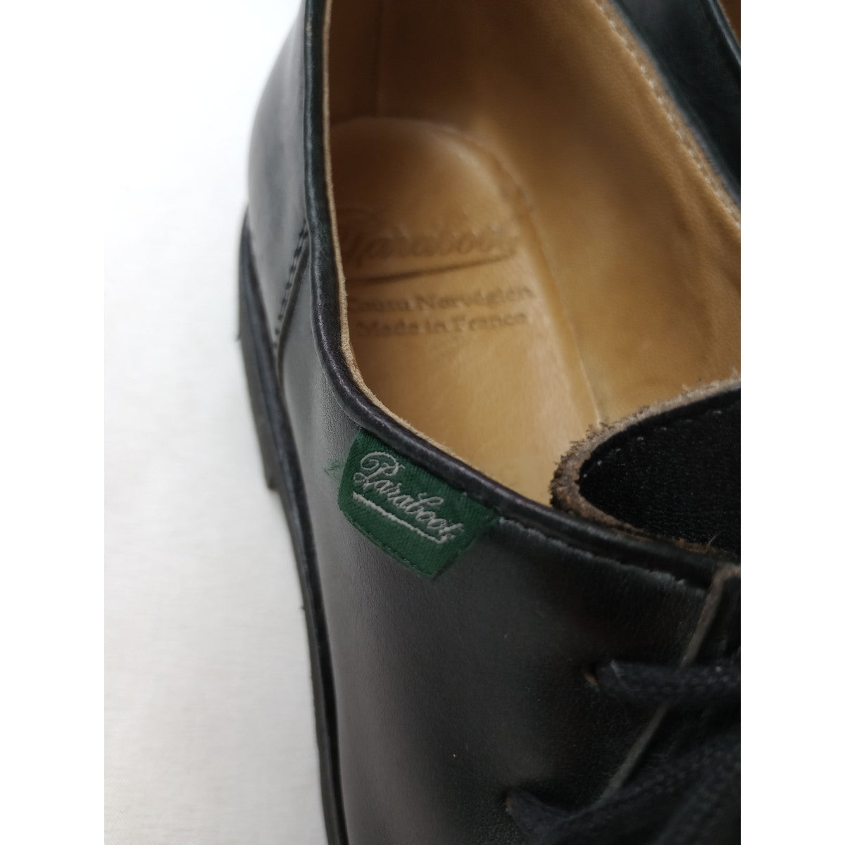 Paraboot パラブーツ MICHAEL GRIFF II ミカエル レザー シューズ  靴  黒 ブラック 4 【中古】