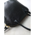TIDEWAY タイドウェイ  LIGHT LEATHER BOSTON S  ライト レザー  ボストン バッグ  トート 黒 ブラック 【中古】