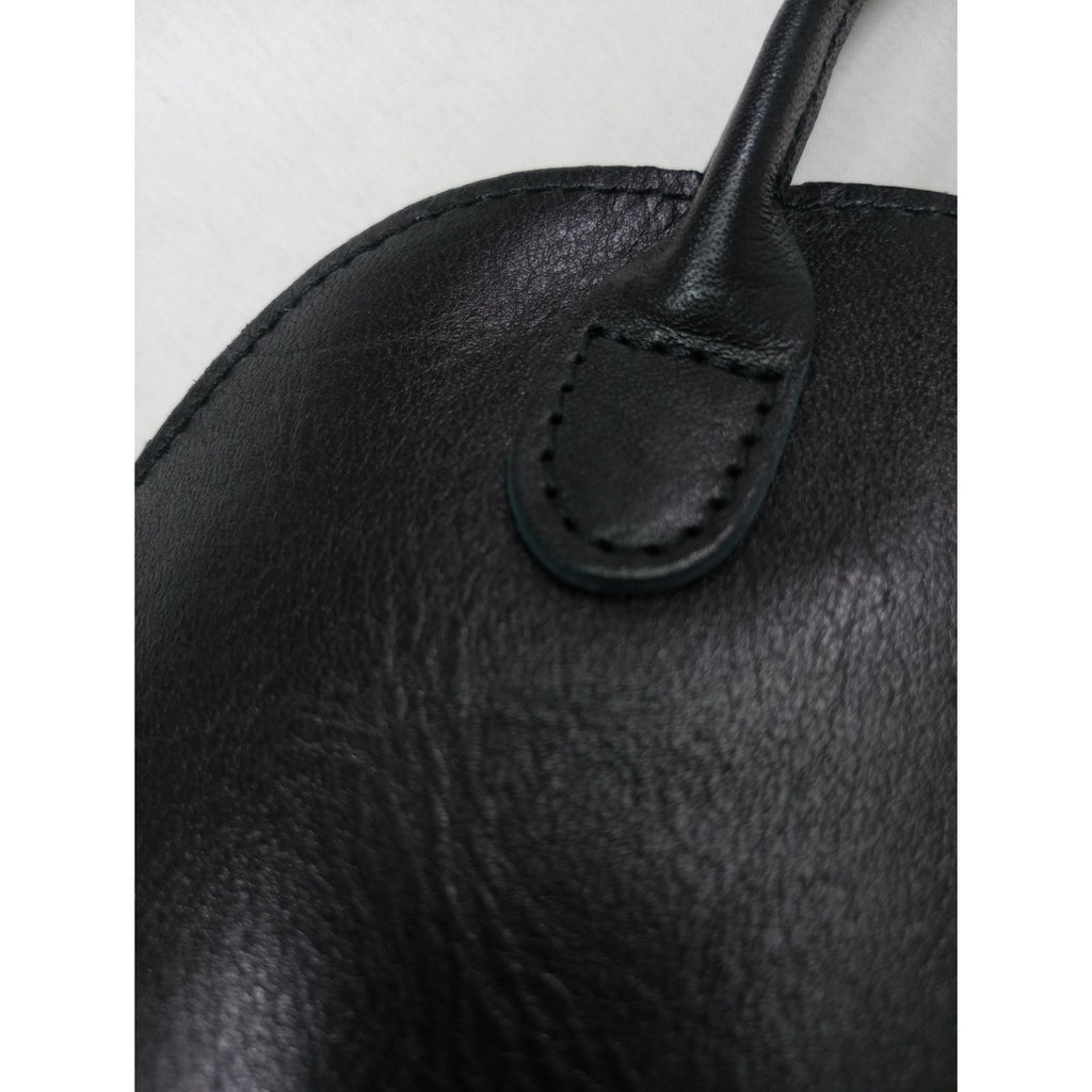 TIDEWAY タイドウェイ  LIGHT LEATHER BOSTON S  ライト レザー  ボストン バッグ  トート 黒 ブラック 【中古】