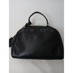 agnès b. アニエスベー レザー ハンド バッグ 黒 ブラック  【中古】