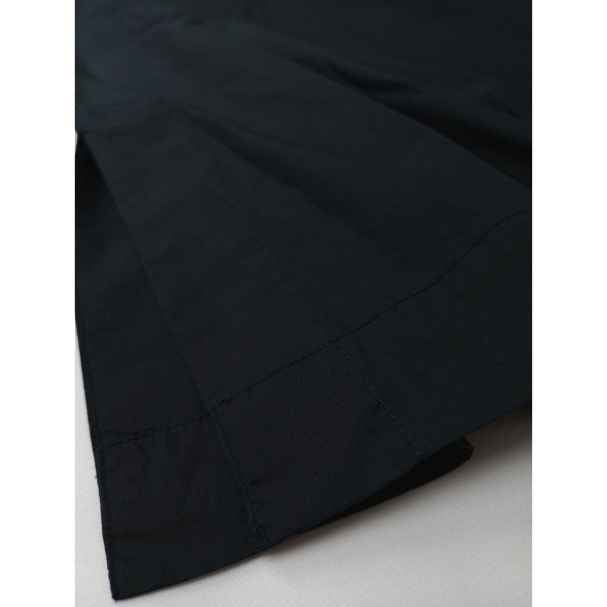 新品 ne Quittez pas ヌキテパ Fine Poplin Kika Embroidery Gather Dress 刺繍 ギャザー ドレス ロングワンピース 黒 ブラック