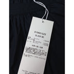 新品 ne Quittez pas ヌキテパ Fine Poplin Kika Embroidery Gather Dress 刺繍 ギャザー ドレス ロングワンピース 黒 ブラック