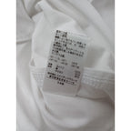 DRAWER ドゥロワー 天竺 シアーパフスリーブ クルーネック 半袖Ｔシャツ カットソー プルオーバー 白 【中古】