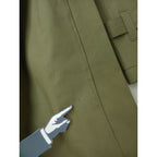 MACKINTOSH  マッキントッシュ リバティ 柄 ゴム引き トレンチコート カーキ  36  【中古】