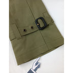 MACKINTOSH  マッキントッシュ リバティ 柄 ゴム引き トレンチコート カーキ  36  【中古】