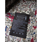 MACKINTOSH  マッキントッシュ リバティ 柄 ゴム引き トレンチコート カーキ  36  【中古】