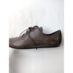 HENRY BEGUELIN  エンリーベグリン  レザー  レースアップ  シューズ  靴 ダークブラウン 37   【中古】