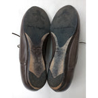 HENRY BEGUELIN  エンリーベグリン  レザー  レースアップ  シューズ  靴 ダークブラウン 37   【中古】